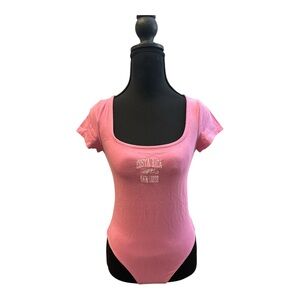 Urban Outfitters NWT Pink Costa Rica San Jose Scoop Neck Women's Bodysuit